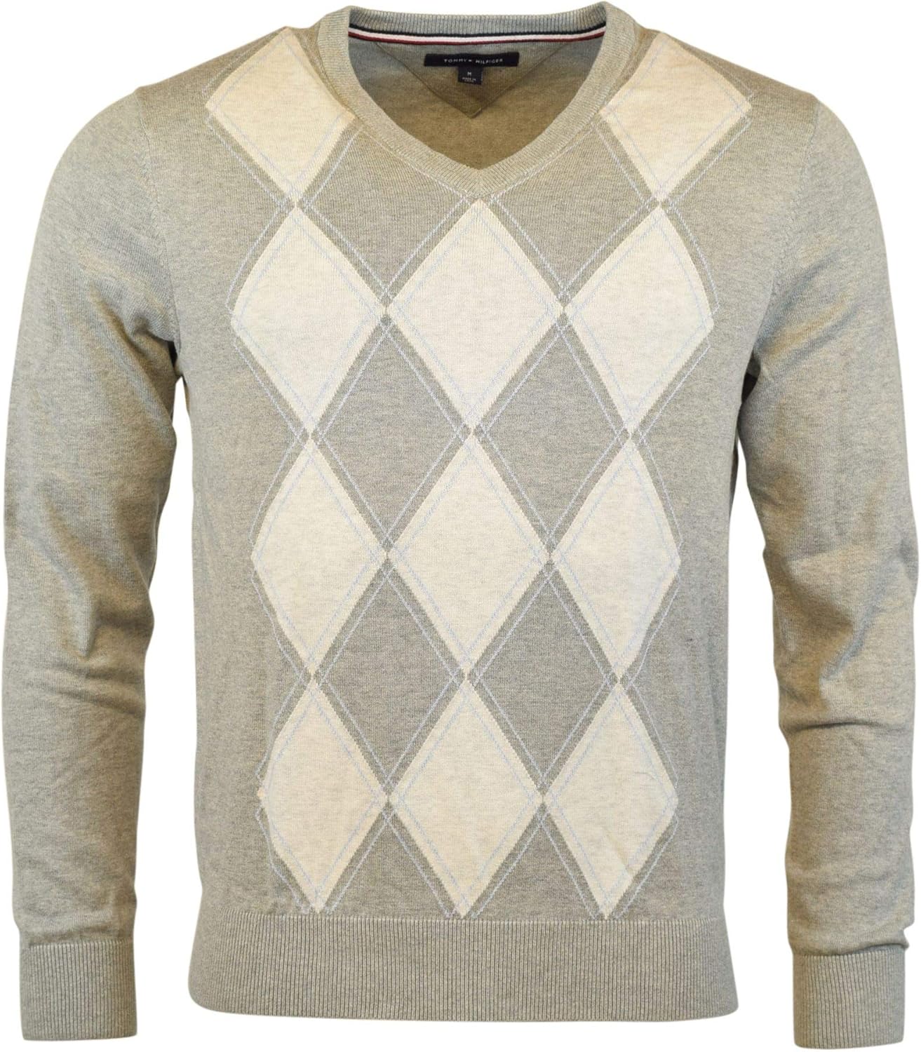 Tommy Hilfiger Mens Argyle Pullover Sweater (Medium) (2XL