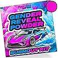 Blackout Gender Reveal Burnout Kit 2 x 2lb Powder + 40 Stickers & 2 Ribbons - Suitable for Cars, Trucks & Motorcycles (4lbs of PINK Powder)
