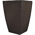 Tusco TUSCT18BK 18 in. Cosmopolitan Square Planter - Black | Canada