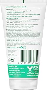 Simple Regeneration Age Resisting Facial Wash Green Tea Prebiotic Cleanser 150ml view 7