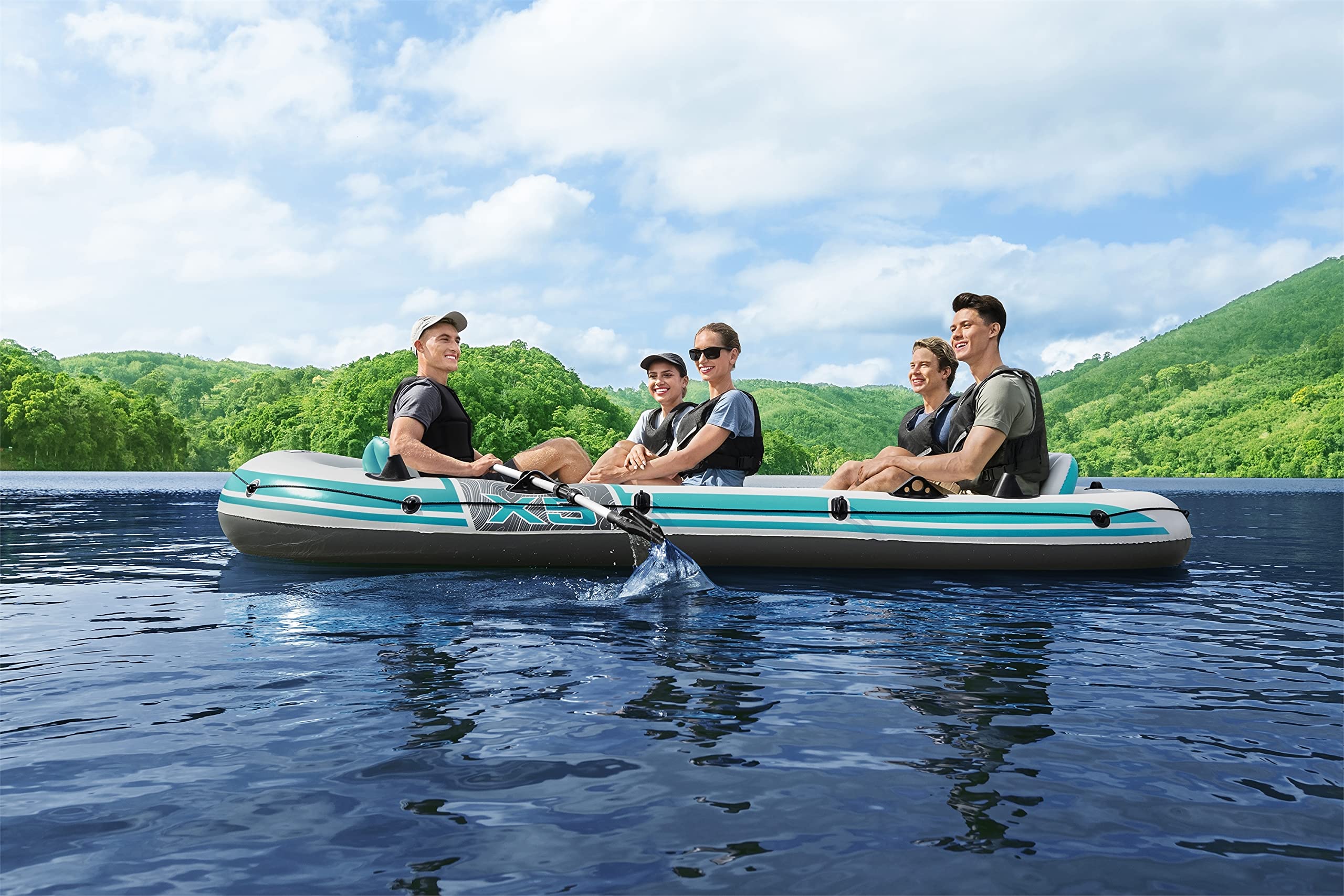 Mua Bestway Hydro-Force Inflatable Raft Set | Inflatable Boat for Kids ...