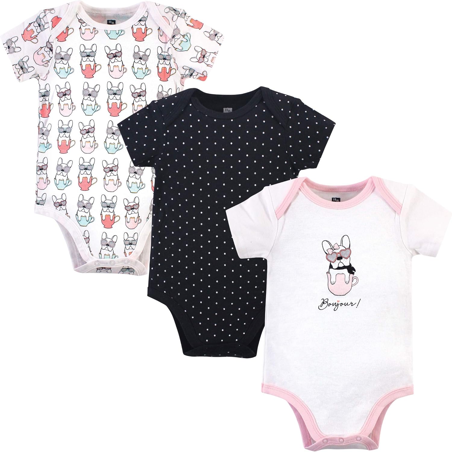 Hudson Baby Unisex Cotton Bodysuits: Clothing