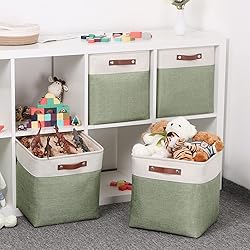 Temary Cube Storage Baskets for Shelves 4pack