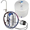 Home Master TMHP HydroPerfection Reverse Osmosis System, 9-stages, Patented 2-pass Alkaline Remineralization, Fast 4.5 Sec Fill Rate, 1:1 Waste Ratio, UV Sterilizer 99.9% EPA 97952AZ1, Iron Prefilter
