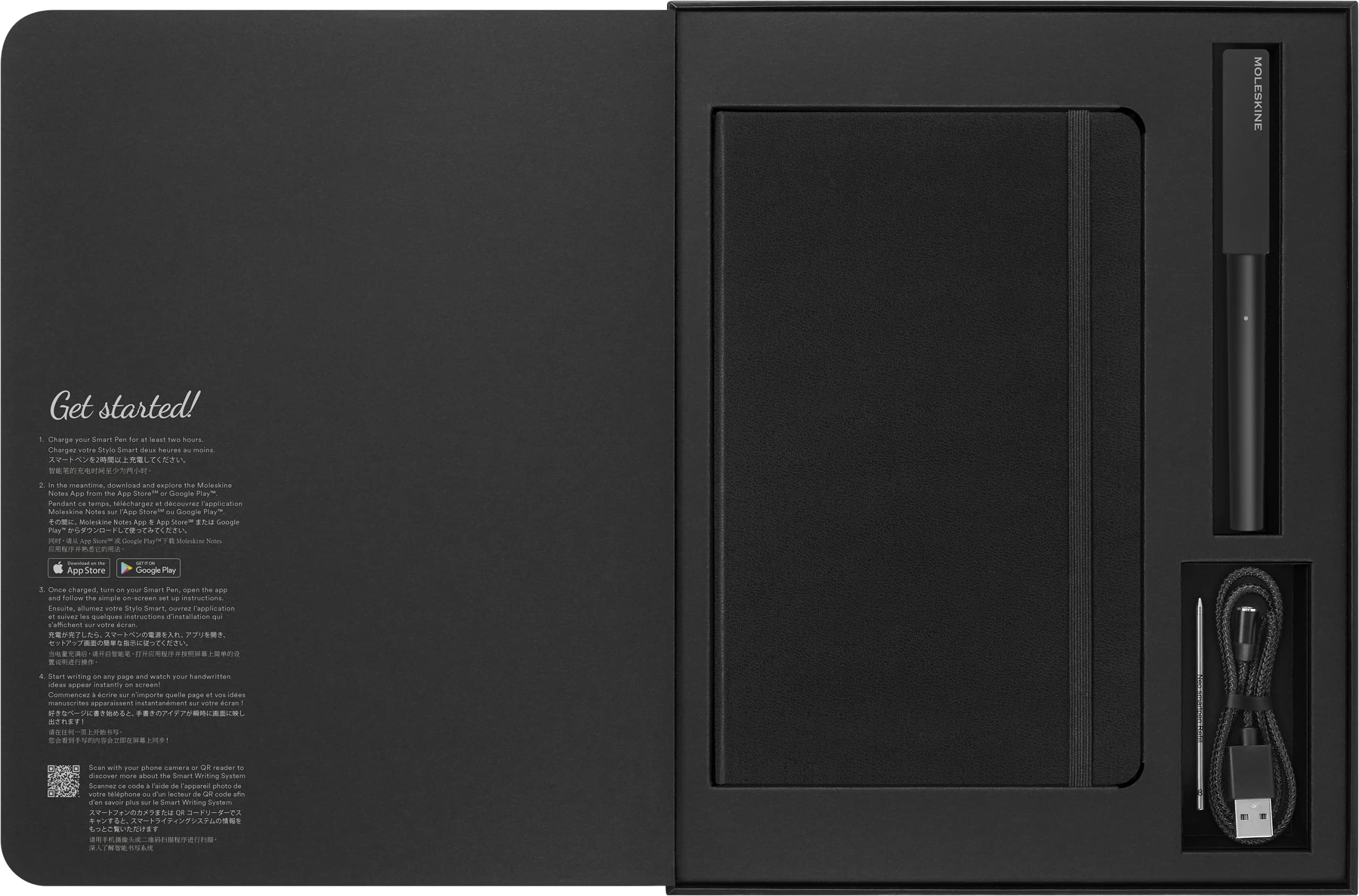 Gsmart Notebook Disc Mua Moleskine Smart Writing Set, Smart Notebook with Smart Pen ...