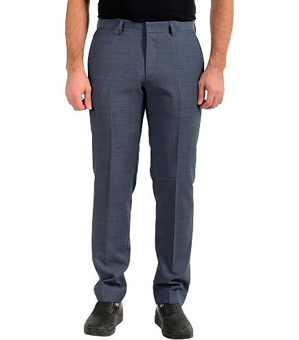 Hugo Boss Men's Kaito1-Travel1 Gray Tapered Slim Fit Casual Pants