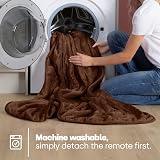 LIVIVO Electric Heated Blanket 160x130cm 9 Heat Settings Timer Auto Shut-Off view 7