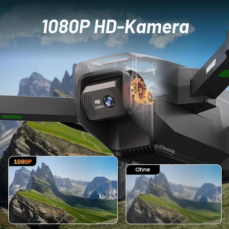 GPS Drohne mit 4.5" HD Bildschirm EIS Kamera, Follow Me Modulare Batterie — Foto 3 von 8