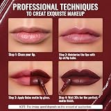 Oulac Matte Liquid Lipstick Dark Red 4.5ml Vegan Long Lasting Waterproof view 7