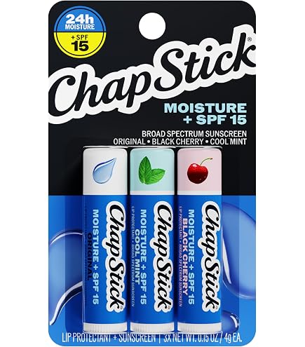 Joi】ChapStick Classic Original 3本入5点 Kit Com 3 Chap Stick Lip