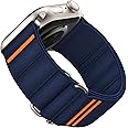 Suitisbest Sport Bands Compatible with Apple Watch Ultra Band 49mm 46mm 45mm 44mm 42mm 38mm 40mm 41mm Men Women, Stretchy Nylon Sport Loop Strap with S-Hook for iWatch Series 10 Ultra SE 9 8 7 6 5 4 3