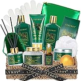 Valentines Day Gifts Basket for Women and Men- 15-Piece Premium Eucalyptus Bath Gift Set - Spa Kit, Ideal for Birthday, Mothers Day, Father’s Day, Christmas, Perfect for Holidays Self Care