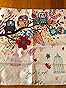 Federa Cuscino HOSL In Cotone E Lino 45x45 Cm: Design Gufi E Alberi, Stile Cartone Animato. Per Cuscino Decorativo, Copertura Rimovibile.