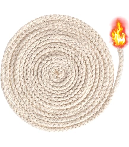 CustomyLife 65 Ft Oil Lamp Wick – 1/4 Inch Round Braided Cotton, For Tiki Torches, Kerosene Lamps, Candles - View #6