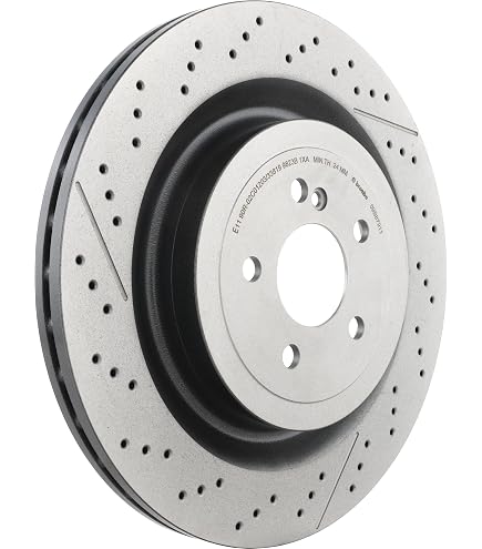 Amazon.com: Brembo 09.B788.11 UV Coated Pillar Vented drilled +