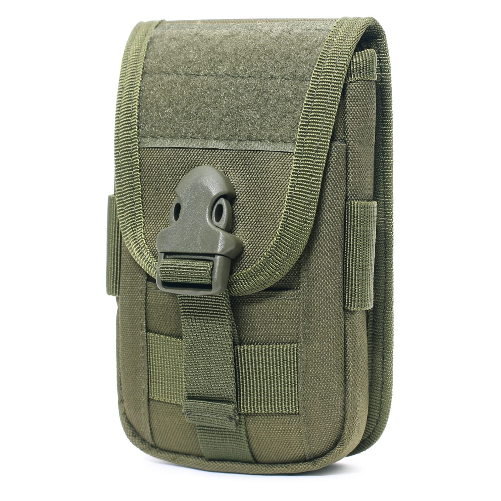 TRIWONDER Molle Pouch Tactical Phone Pouch Waist Bag Utility Pocket Organizer Cell Phone Holder Holster Belt Pouch (Green)
