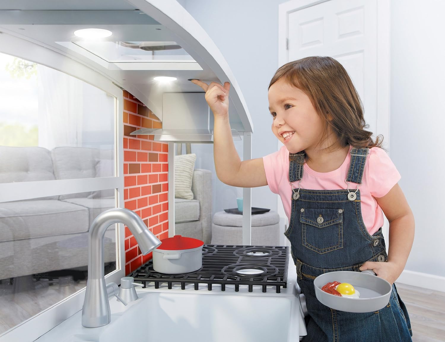 little tikes modern wooden kitchen