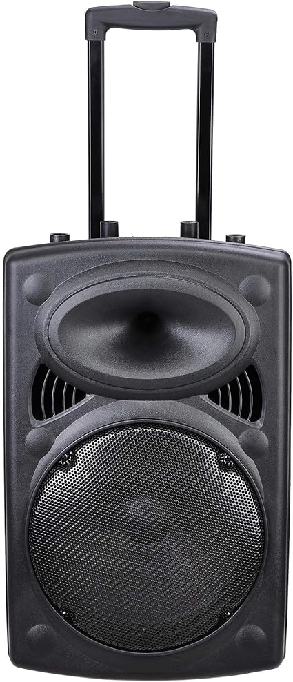 aw portable 1200w active pa speaker