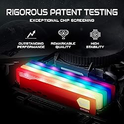 GeIL ORION RGB DDR4 RAM, 16GB (8GBx2) 3600MHz 1.35V