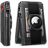 BULLIANT Men Wallet Gift Boxed,Slim Front Pocket Wallet Money Clip Card Holder 3.8"x2.7",Pop-up Access