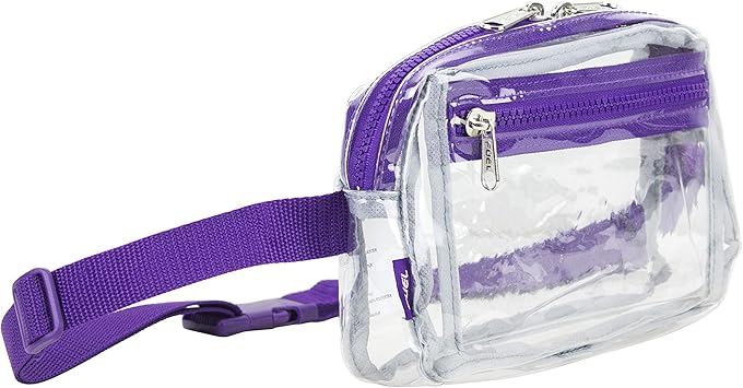 purple belt bag