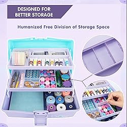 TERGOO 12in Three-Layer Multipurpose Storage Box