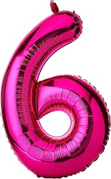 Unique Pink Number 9 Foil Balloon 86cm Large 1 Piece Birthday Party