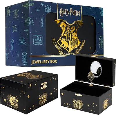 Harry Potter Musical Jewellery Box Girls Hogwarts Crest Storage Gift
