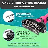 Maxpower Planet Double Sided Grooming Brush Pink for Cats Dogs view 7