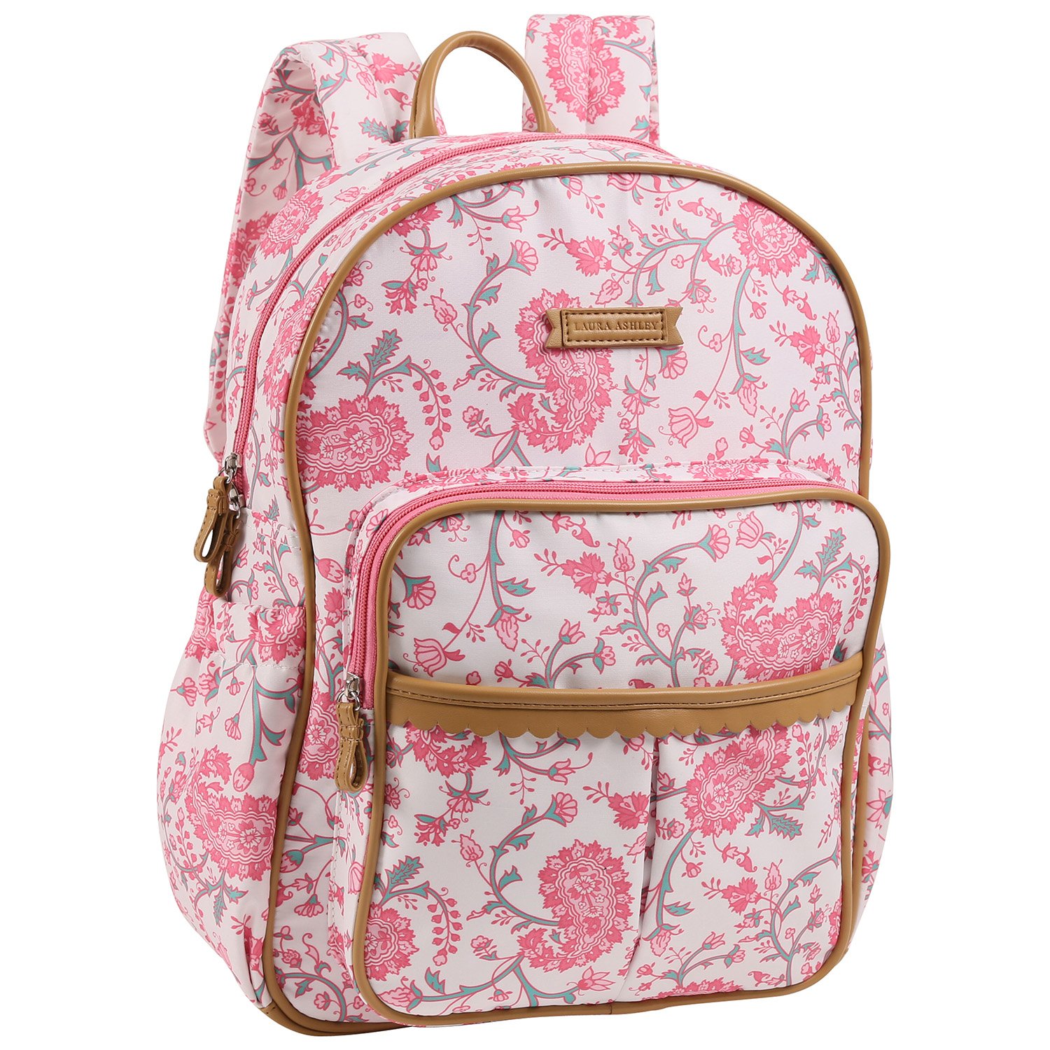 Laura Ashley Dome Backpack Diaper Bag, White, Paisly on Galleon Philippines