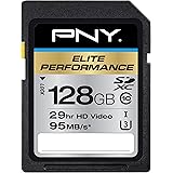 PNY 128GB Elite Performance Class 10 U3 SDXC Flash Memory Card