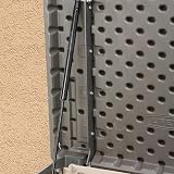 LIFETIME 60170 6 x 3.5 ft Heavy Duty Low Plastic Shed Desert Sand White view 8