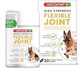 Vetzyme High Strength Flexible Joint Supplements for Senior Dogs 30 Tablets