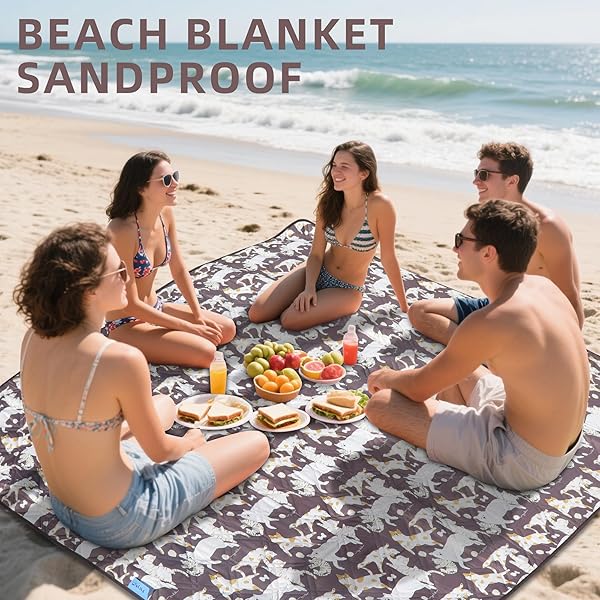 PICYALO 60X80” DOUBLE THICKENED PICNIC BLANKETS(150G HIGH DENSITY COTTON STUFFED) CAT&DOG PATTERN OUTDOOR PICNIC MAT PORTABLE PICNIC BLANKET FOLDABLE WITH LEATHER CARRY STRAP BEACH BLANKET