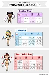 Sun Tails Mermaid Swimsuit - Girls Bikini Set