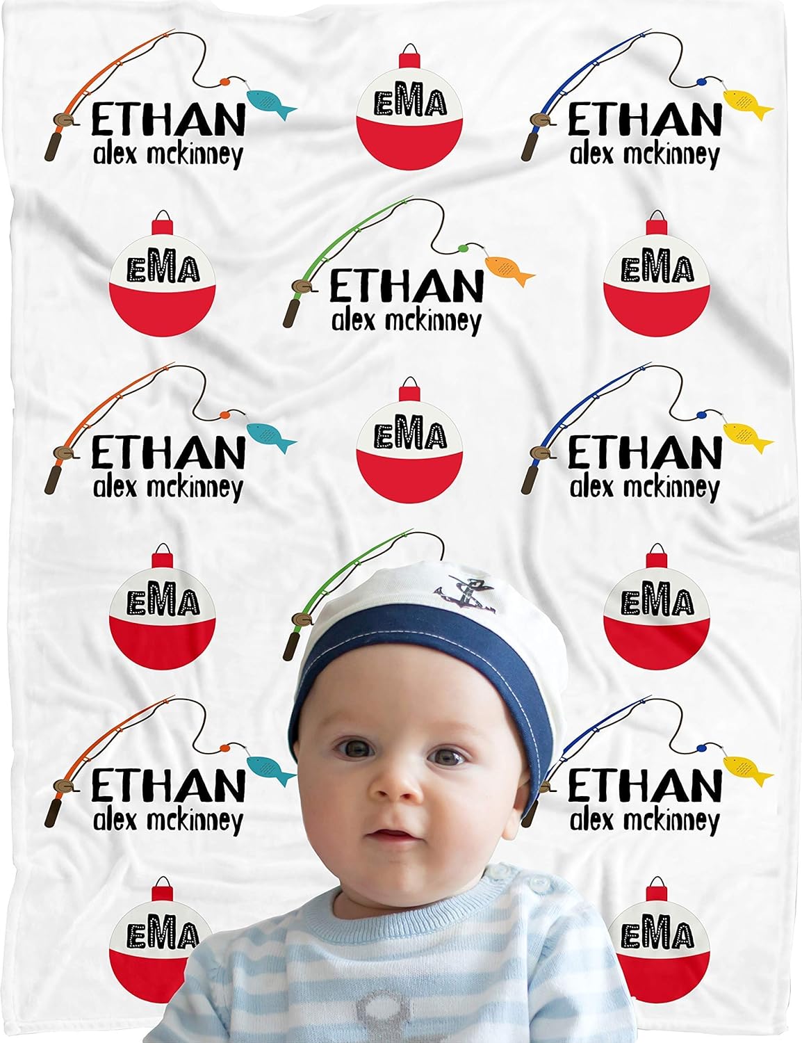 baby boy name blanket