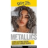 Got2b Metallics Permanent Hair Color, M72 Dusty Silver