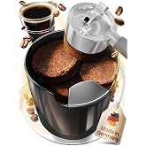 homeffect Knock Box for Coffee Grounds - Innovative Barista Accessory with Improved Handling - Coffee Knock Box for Espresso Machine, Black