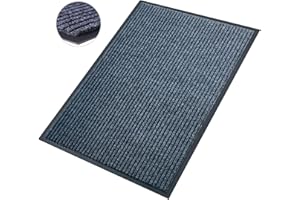DMPROSEL Front Door Mat,3'x10'Indoor Outdoor Door Mat,Heavy Duty Welcome,Commercial Floor Mats Inside Outside Entrance, Waterproof All-Season, All-Weather Non Slip Backing Doormat for Entryway,Dark Gray