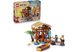 LEGO ONE Piece Windmill Village Hut Building Blocks - Pretend Play Building Toy for Boys & Girls, Ages 8+ - Toy Figures & Playset for Anime Fans - Gift Idea for Birthdays - 75636
