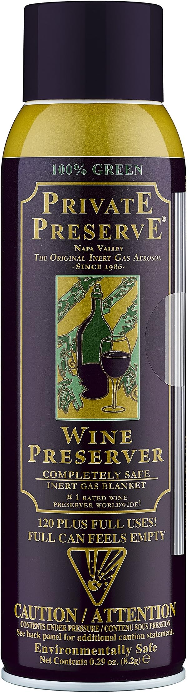 Private Preserve Wine Spray Wine Preserver Prevents Oxidation of Wine