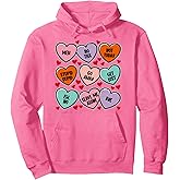 Hearts of Candy Day, Cute Valentines Gifts For Men Women Pullover Hoodie