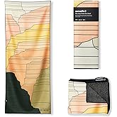 Nomadix Original Towel - Perfect for Beach, Pool, Travel, Camping, Yoga - Made with Recycled Materials - Super Absorbent - Sand Resistant