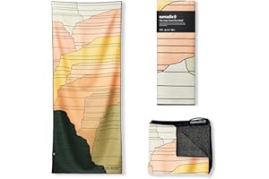 Nomadix Original Towel - Perfect for Beach, Pool, Travel, Camping, Yoga - Made with Recycled Materials - Super Absorbent - Sand Resistant