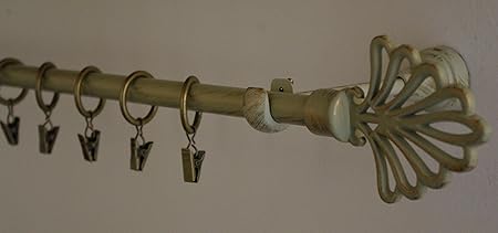 Vintage Curtain Rail Pole Set 180cm 16mm Amazon Co Uk Kitchen