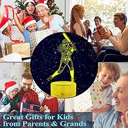 Softball Gifts for Girls, Baseball Night Light, 3D