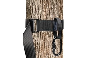 TT TRSMIMA TRSMIMA Tree Stand Hunting Harness - Climbing Stands Strap Treestand Belt with Adjustable Metal Hook Quick Easy Quiet To Use