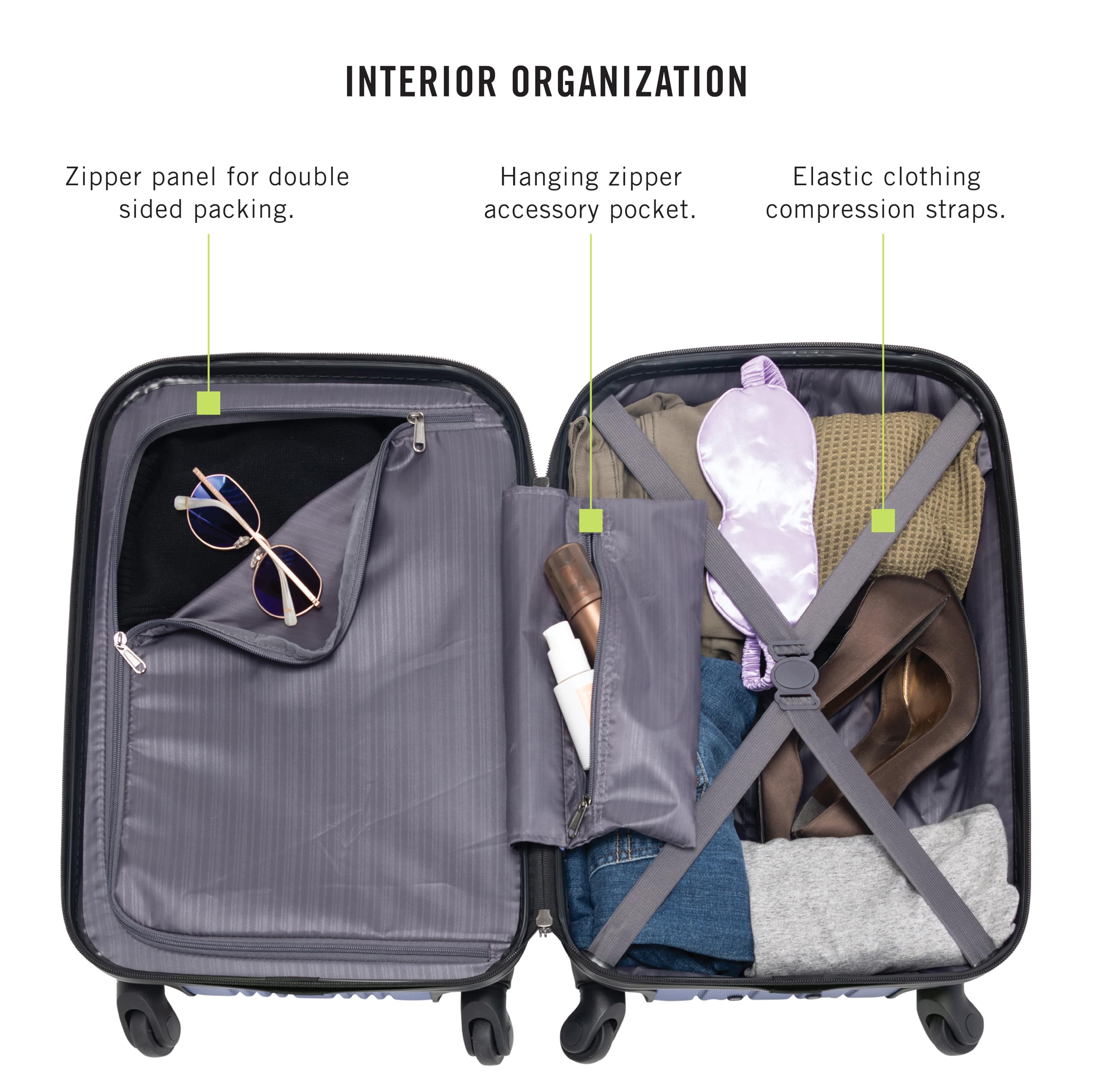 Cole REACTION Out of Bounds Lightweight Hardshell 4Wheel