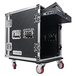 Sound Town 12U PA DJ Pro Audio Rack/Road ATA Case
