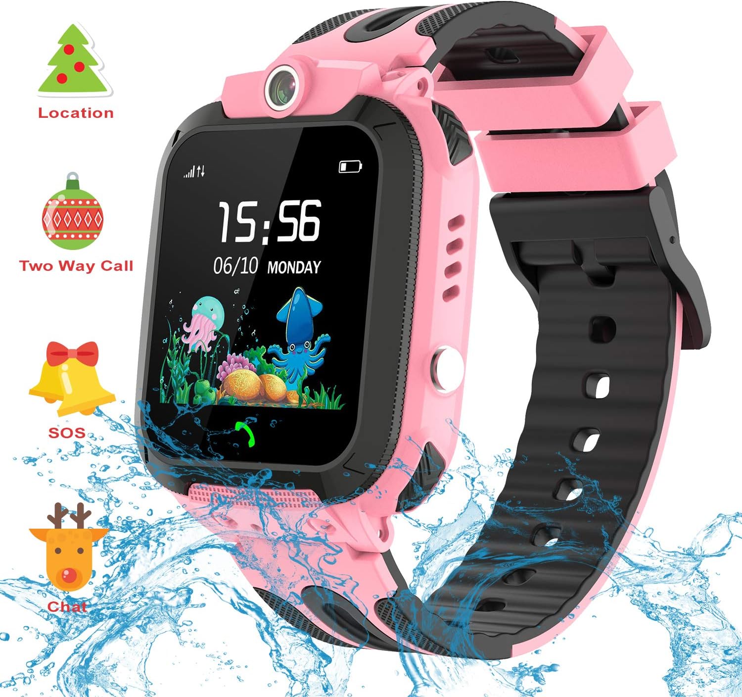 Kids Smart Watch Phone Vannico Lbs Tracker Smartwatch Amazon Co Uk Electronics